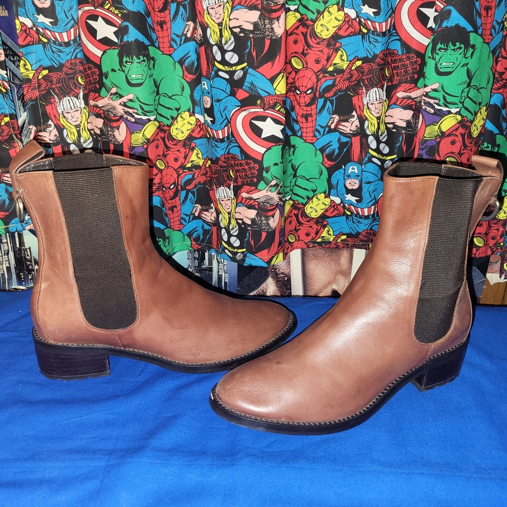 Cole Haan Nike Air Size 7 Women’s Brown Ankle Boots Retro Vintage
